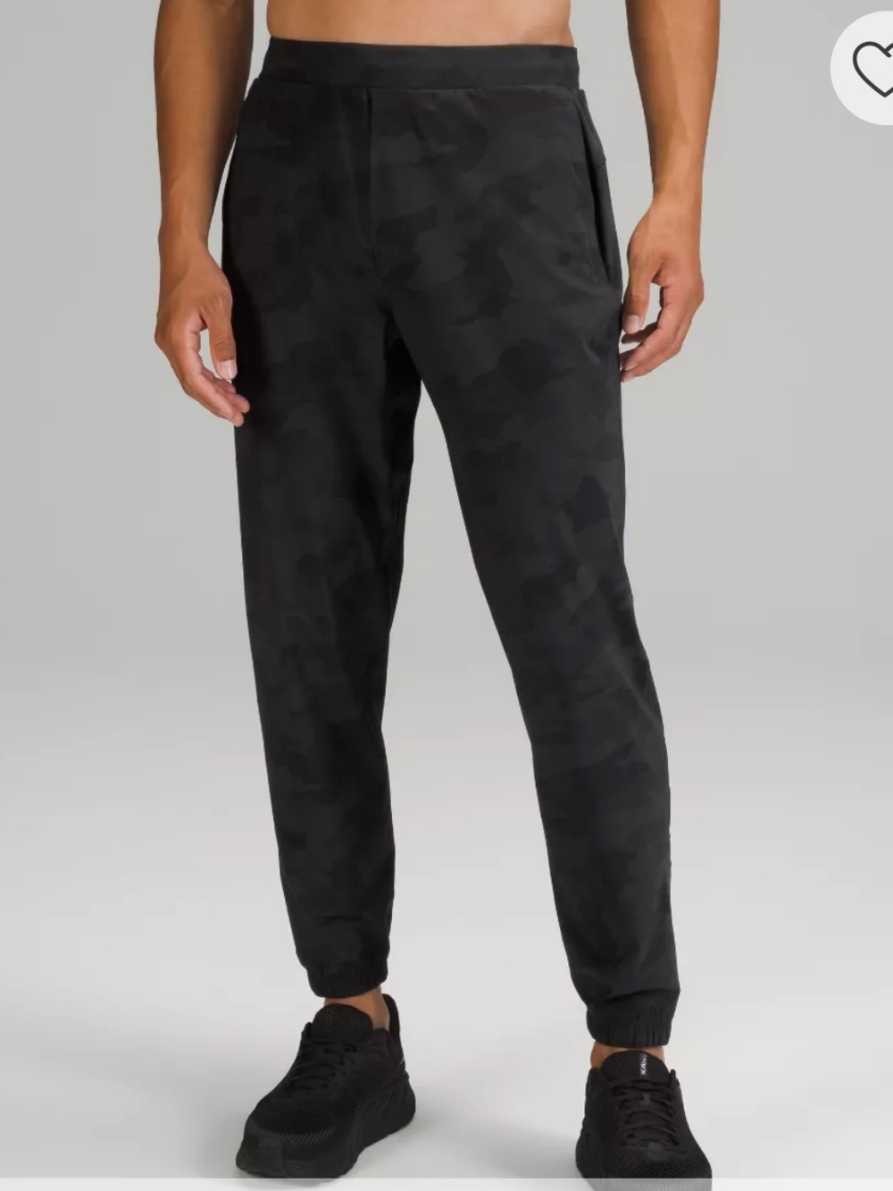 Lululemon Men's Surge Joggers Black Camo Heritage 365 Performance Jogger Pants M